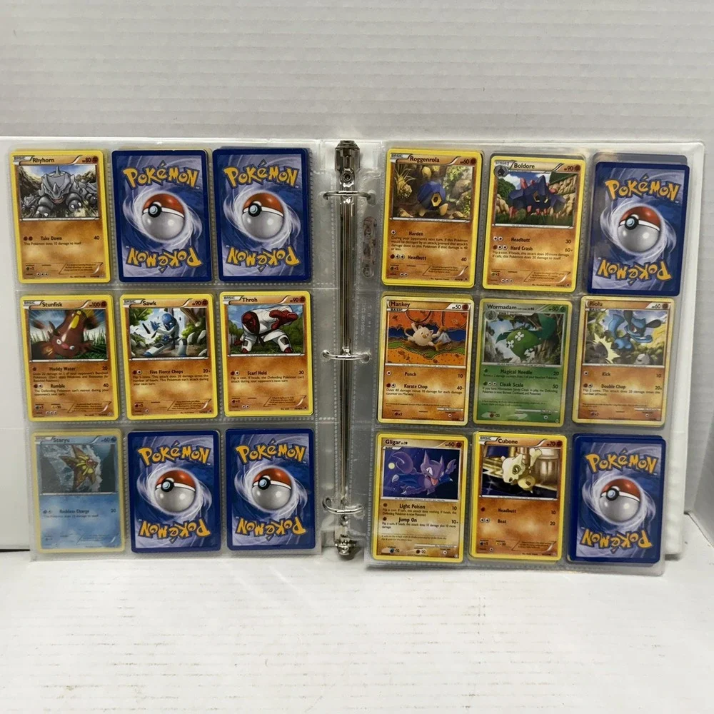 Pokemon Binder Lot Collection Of 199 Cards Illustration Rares Full Arts, Basics